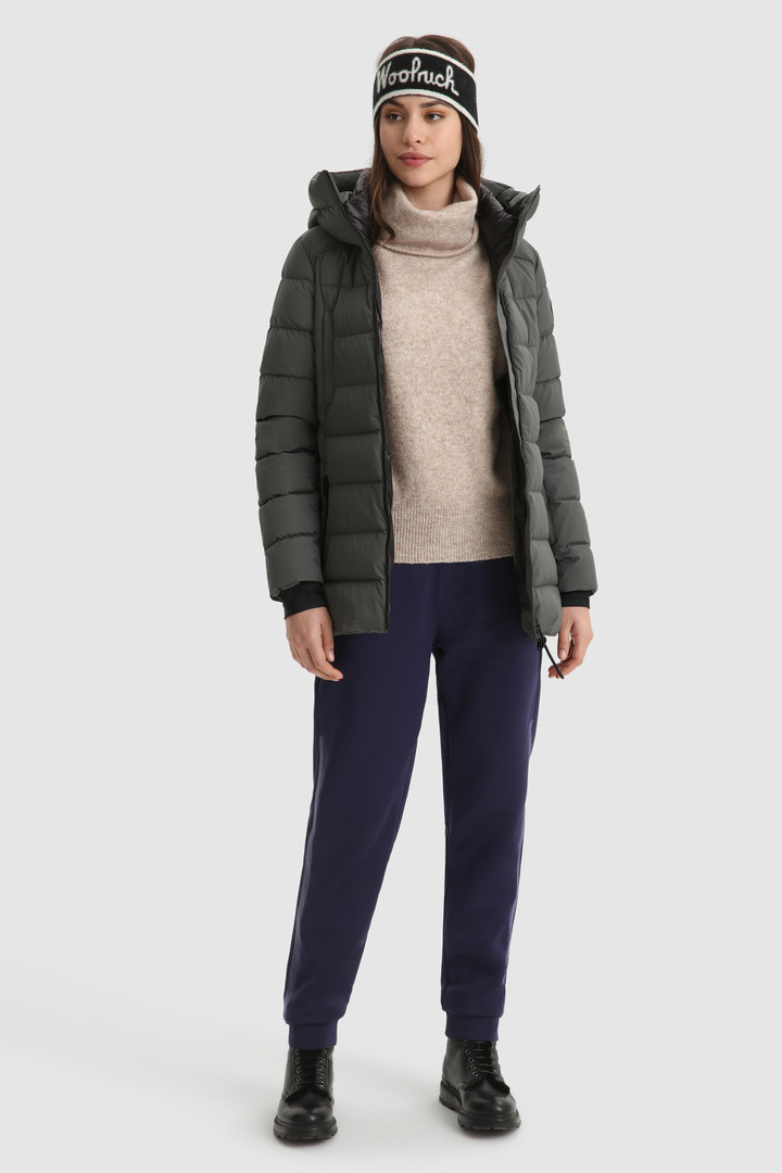 Stretch Turtleneck Sweater in wool blend