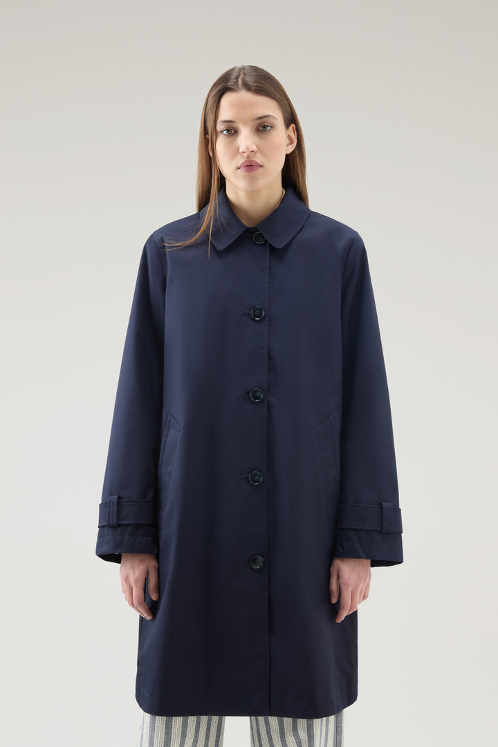 Havice Trench Coat in Best Cotton Blue photo 1 | Woolrich