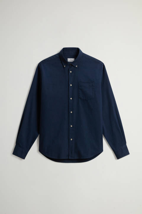 Madras Checked Shirt in Lightweight Flannel Blue photo 2 | Woolrich