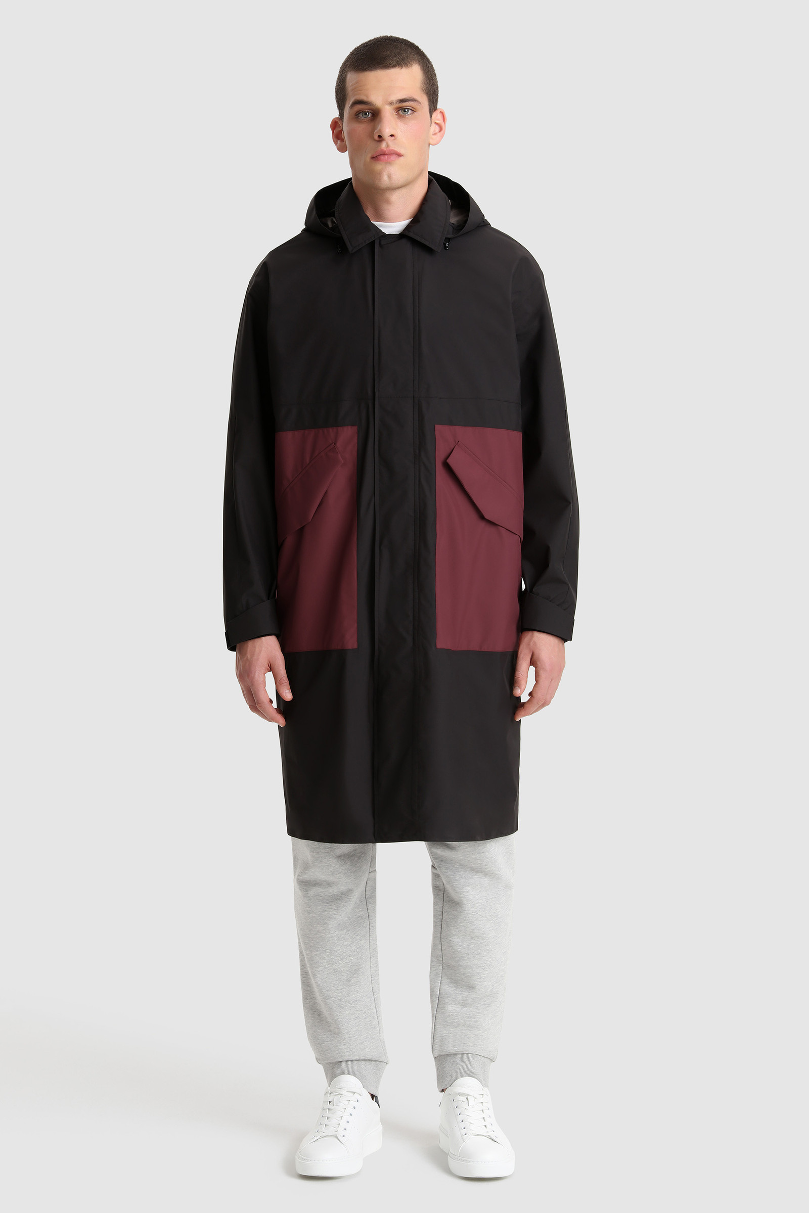 Abrigo Delaware ultraligero impermeable en Pertex® Revolve negro photo 2 | Woolrich