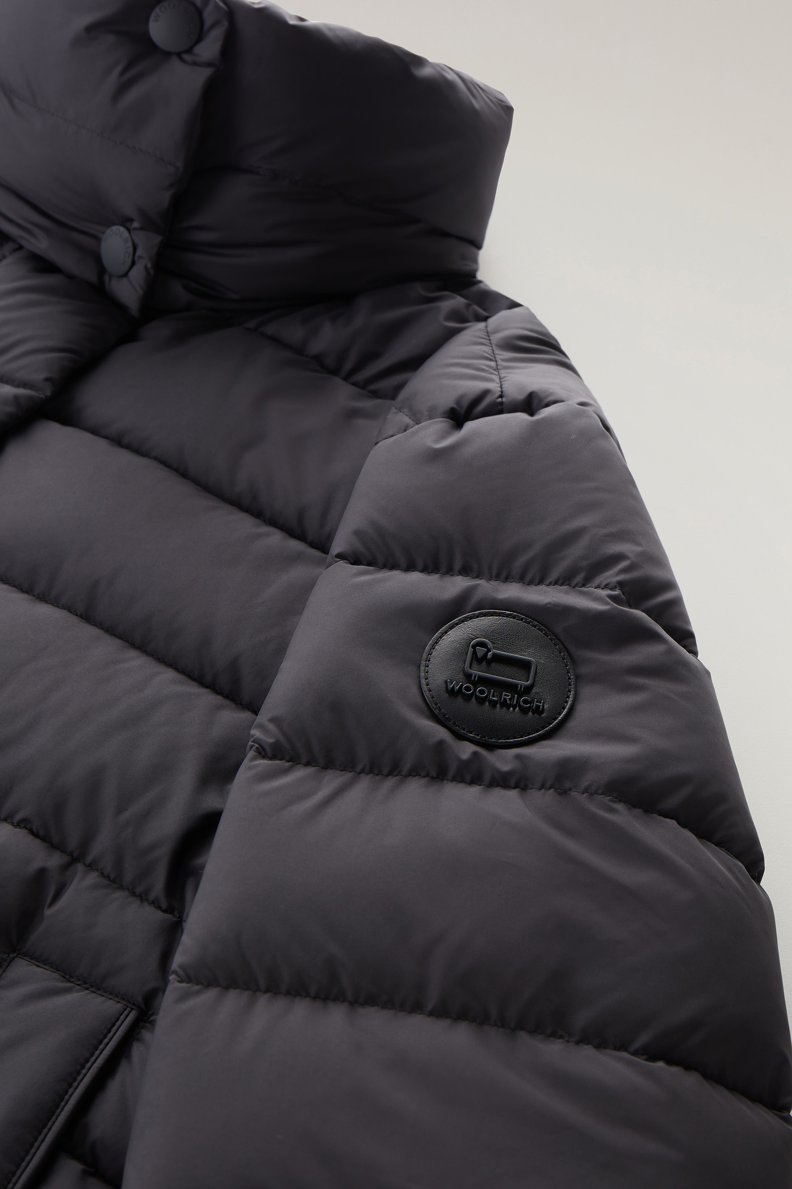 Ellis Microfiber Down Jacket Black photo 7 | Woolrich