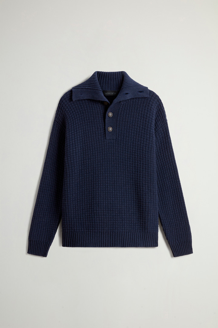 Pullover aus Schurwoll-Kaschmir-Mischung by Todd Snyder Blau photo 5 | Woolrich