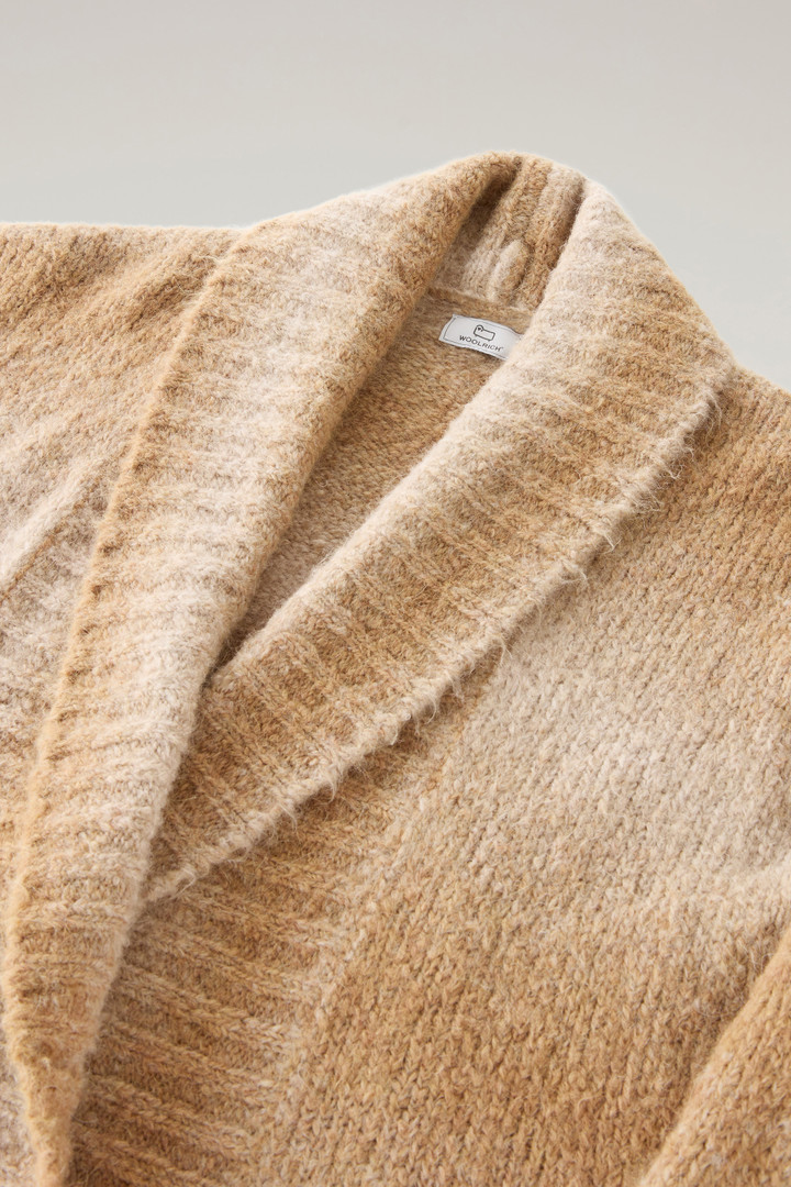 Cardigan in Alpaca Blend with Dégradé Effect Beige photo 2 | Woolrich