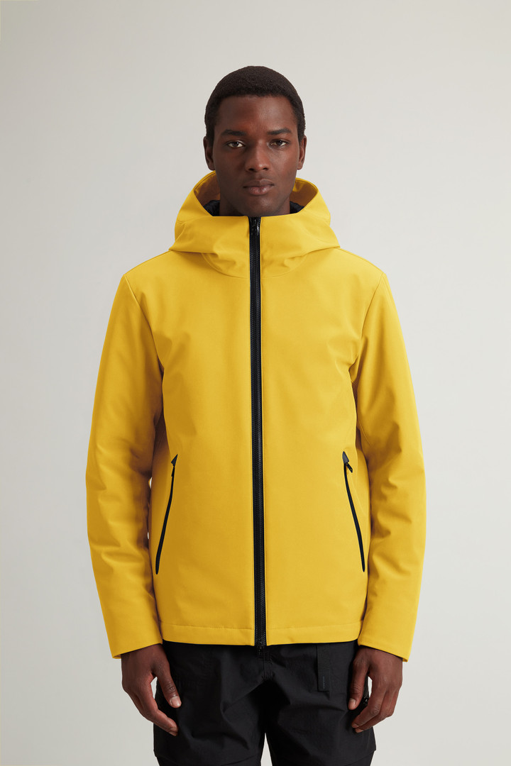 Veste Pacific en Tech Softshell Jaune photo 1 | Woolrich