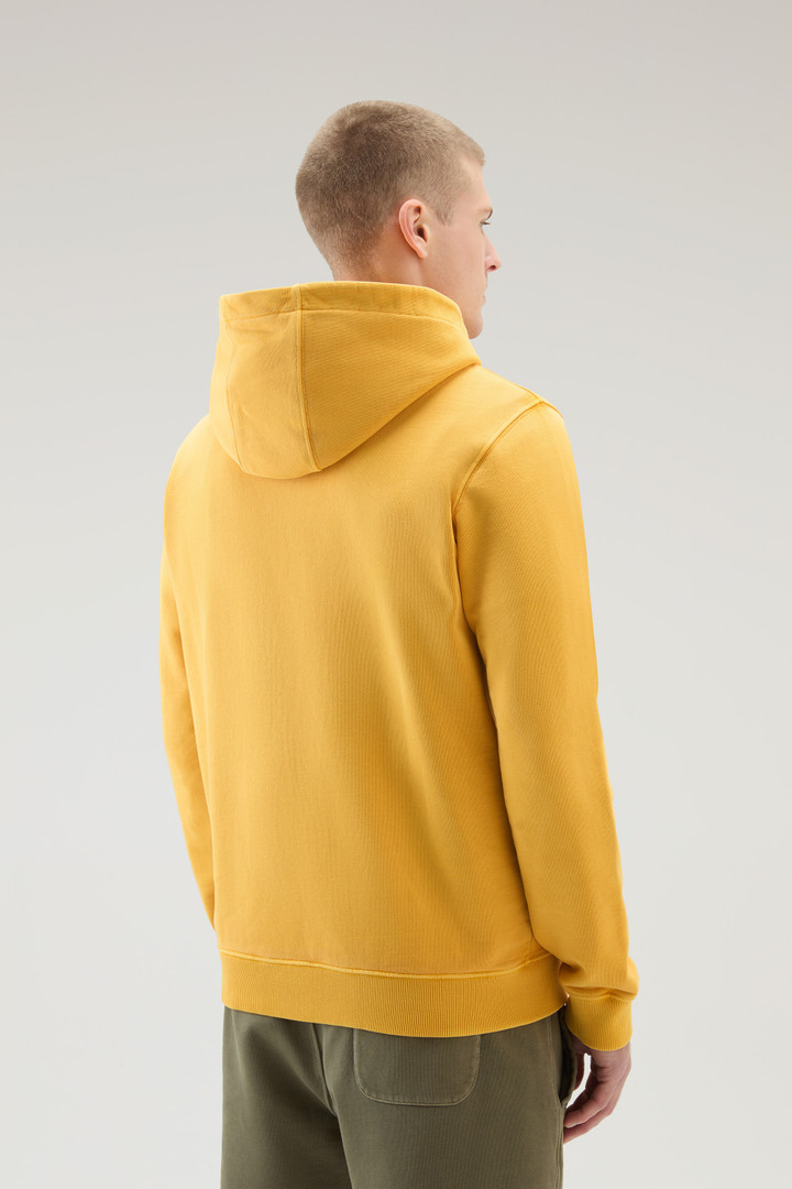 1830 Pure Cotton Hoodie Yellow photo 3 | Woolrich