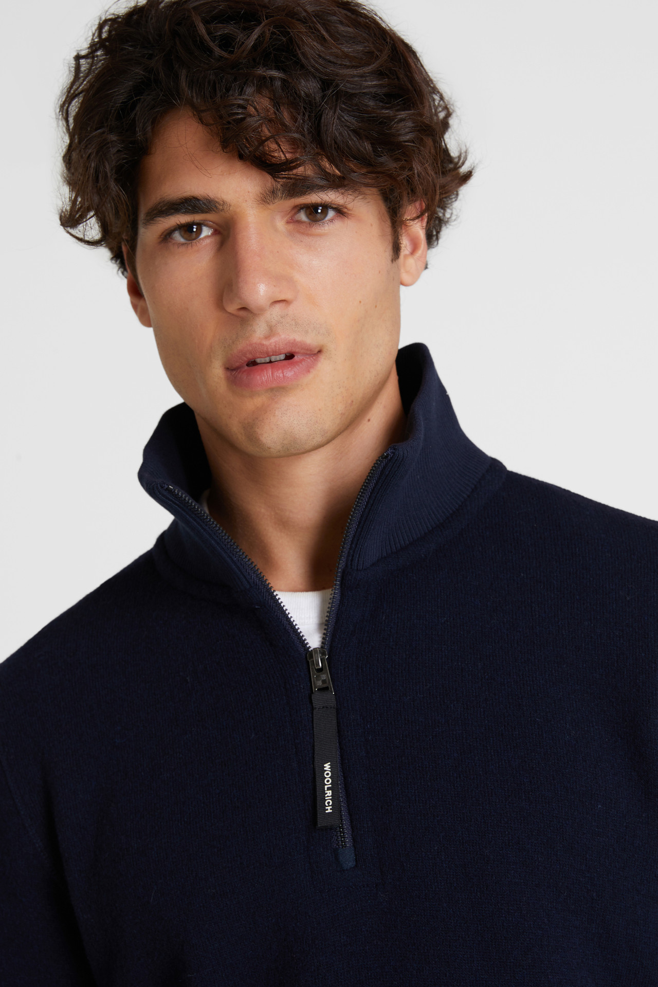 Glacier Pullover In Lana Cotone