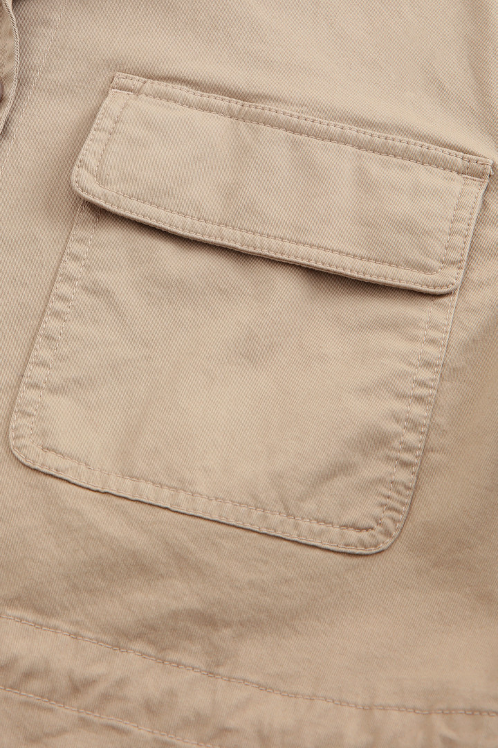 Overshirt aus Stretch-Baumwolle Beige photo 6 | Woolrich