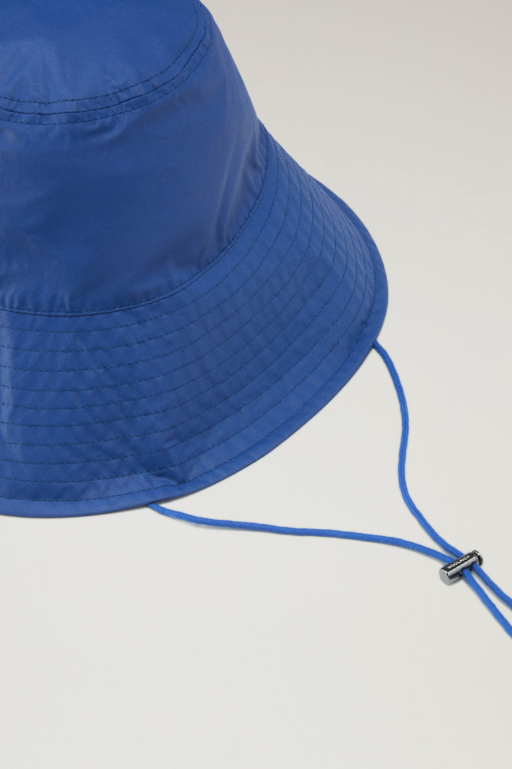 Rain Bucket Hat in a Cotton Nylon Blend Blue photo 3 | Woolrich
