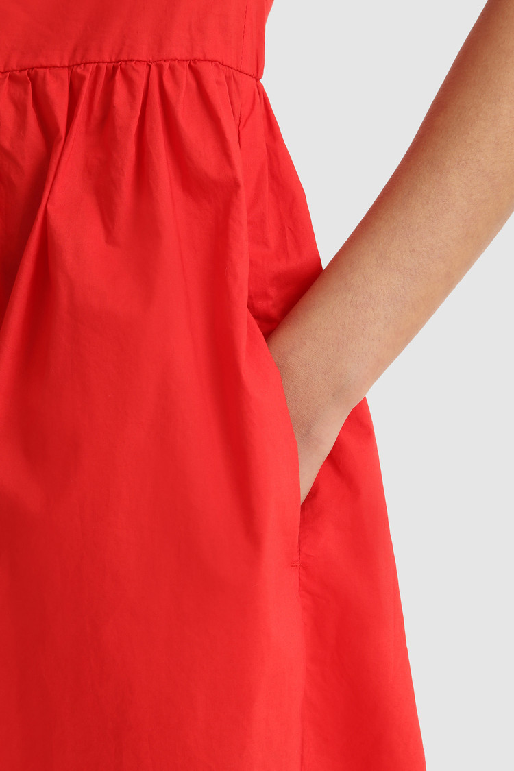 Vestido de popelina