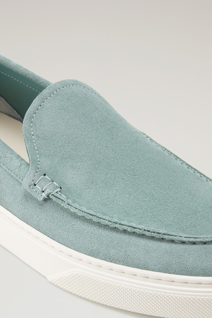 Suede Leather Loafers Green photo 5 | Woolrich