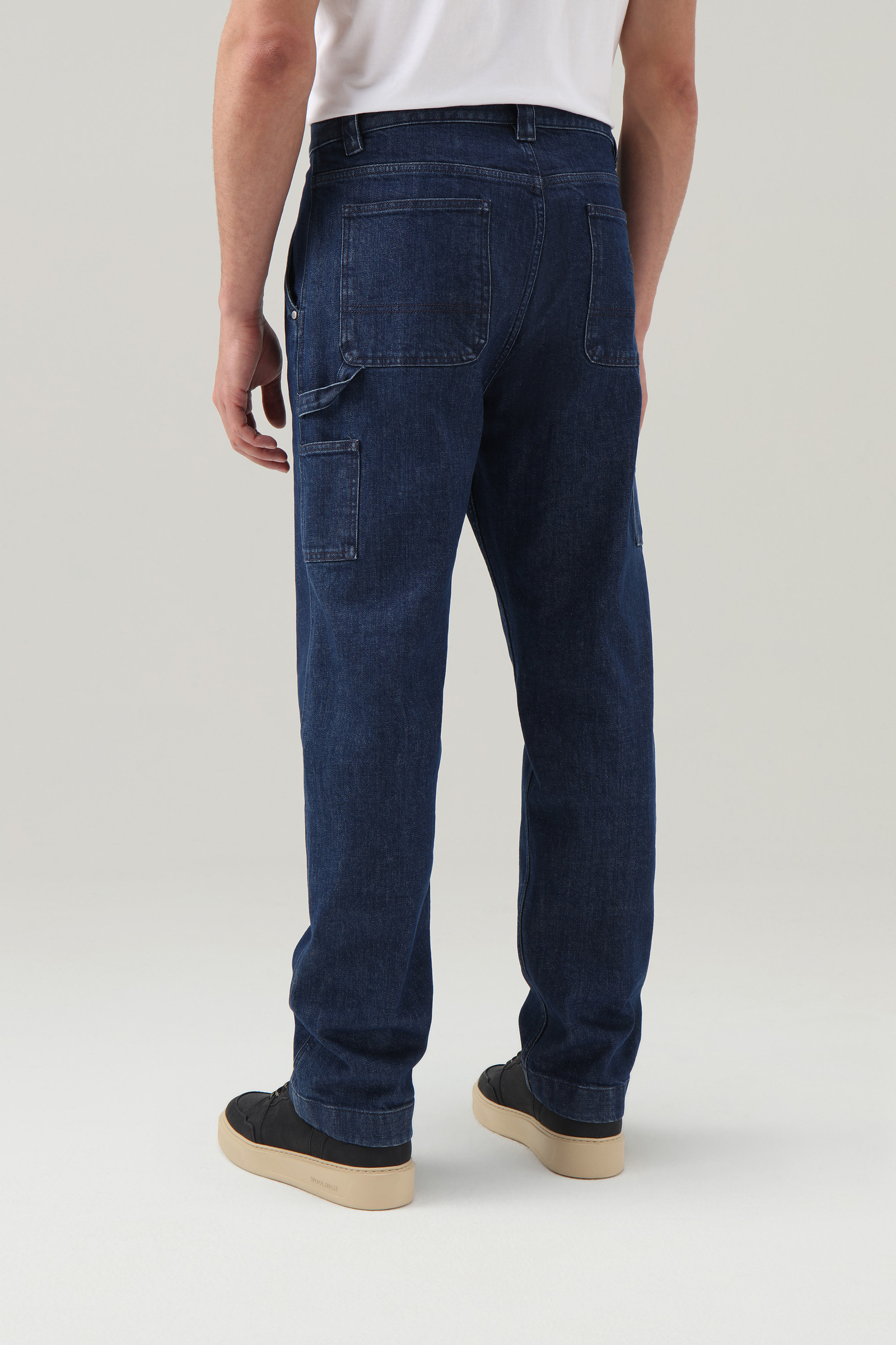 Men's Worker Jeans in Cotton Blue | Woolrich USA
