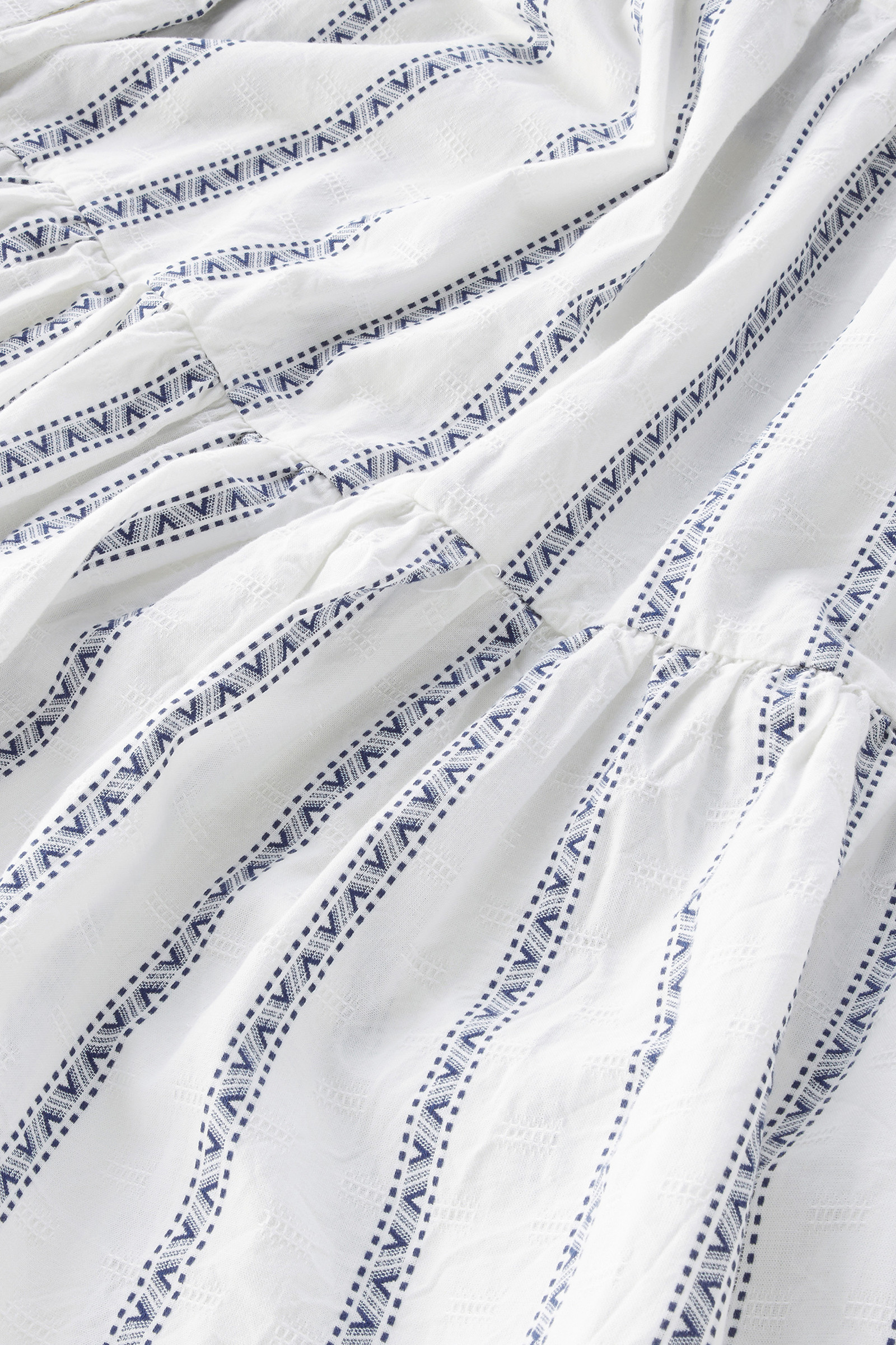 Vestito chemisier a balze in puro cotone bianco photo 8 | Woolrich