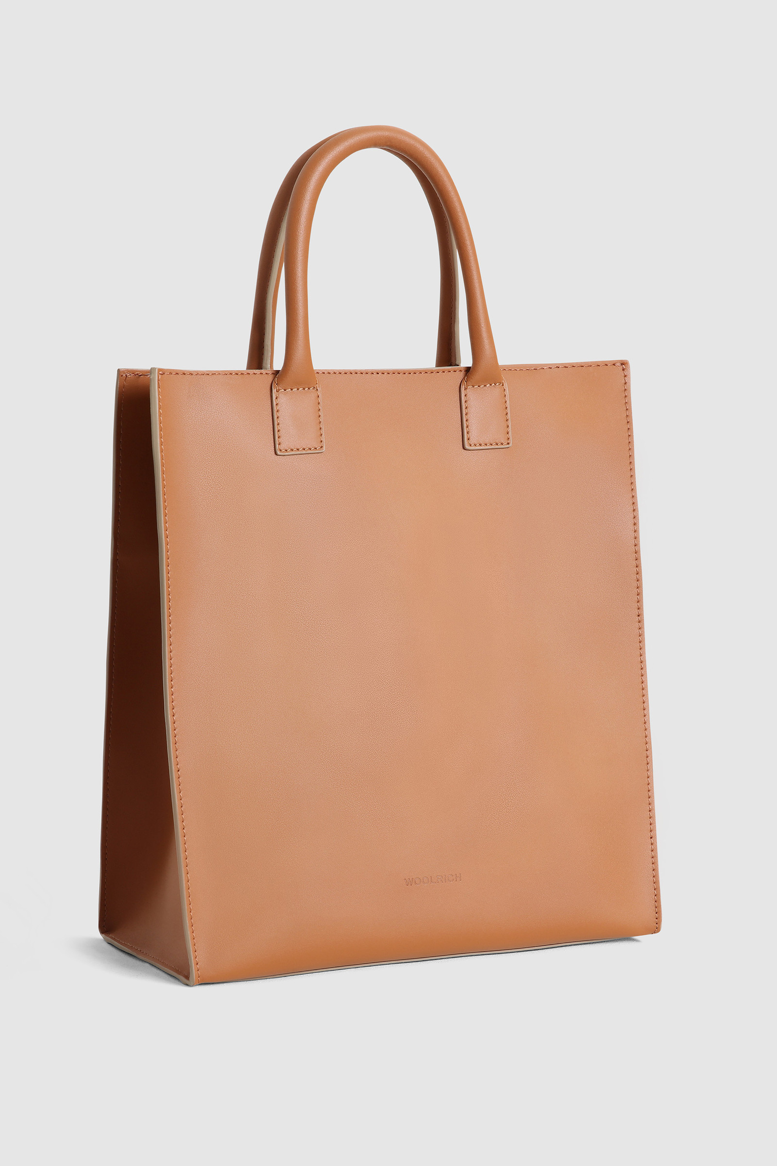 Tote bag de piel marrón photo 2 | Woolrich