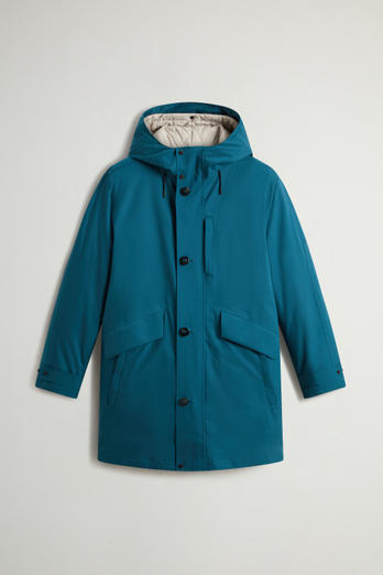 3-in-1 Weaver Coat with Reversible Inner Jacket Blue | Woolrich