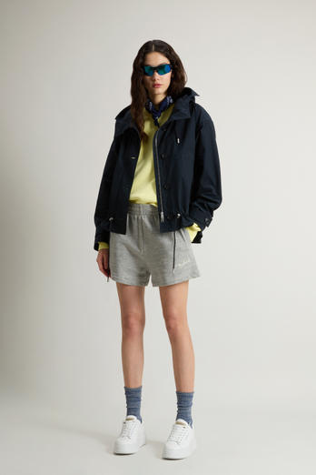 Short Urban Touch Parka Blue | Woolrich