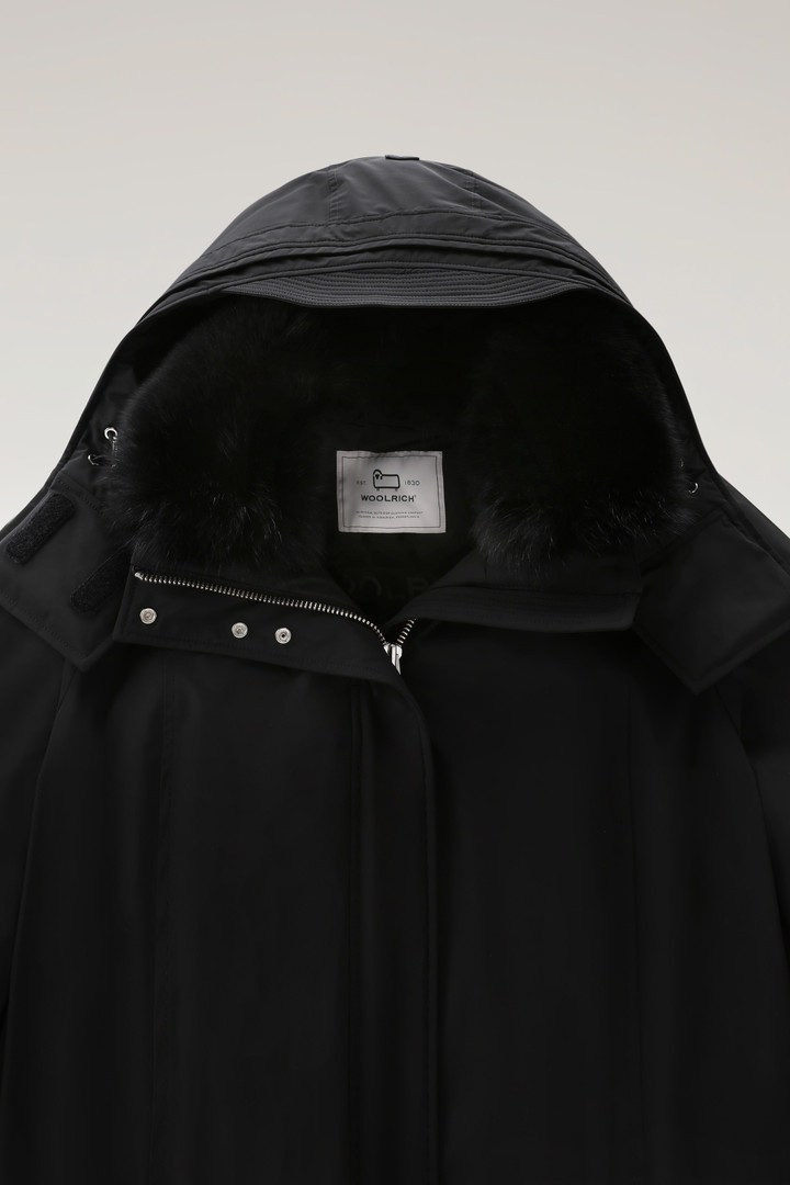 Mahan Fox Long Parka with detachable hood Black photo 2 | Woolrich