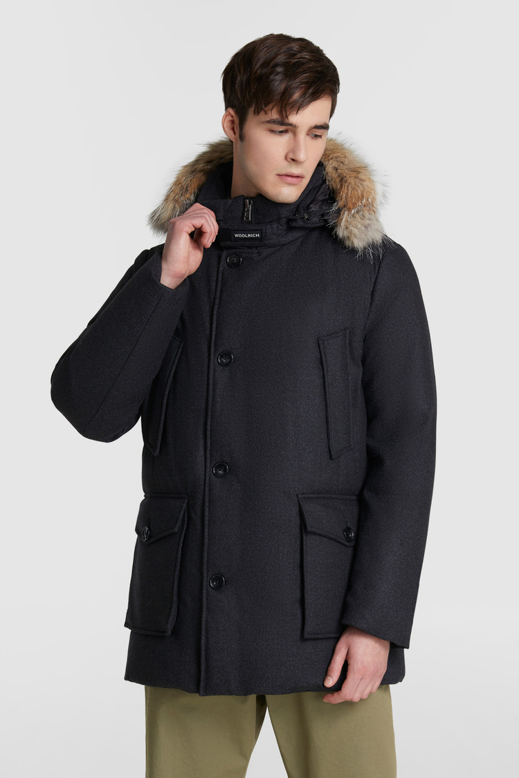 Parka Luxe Arctic en laine noble