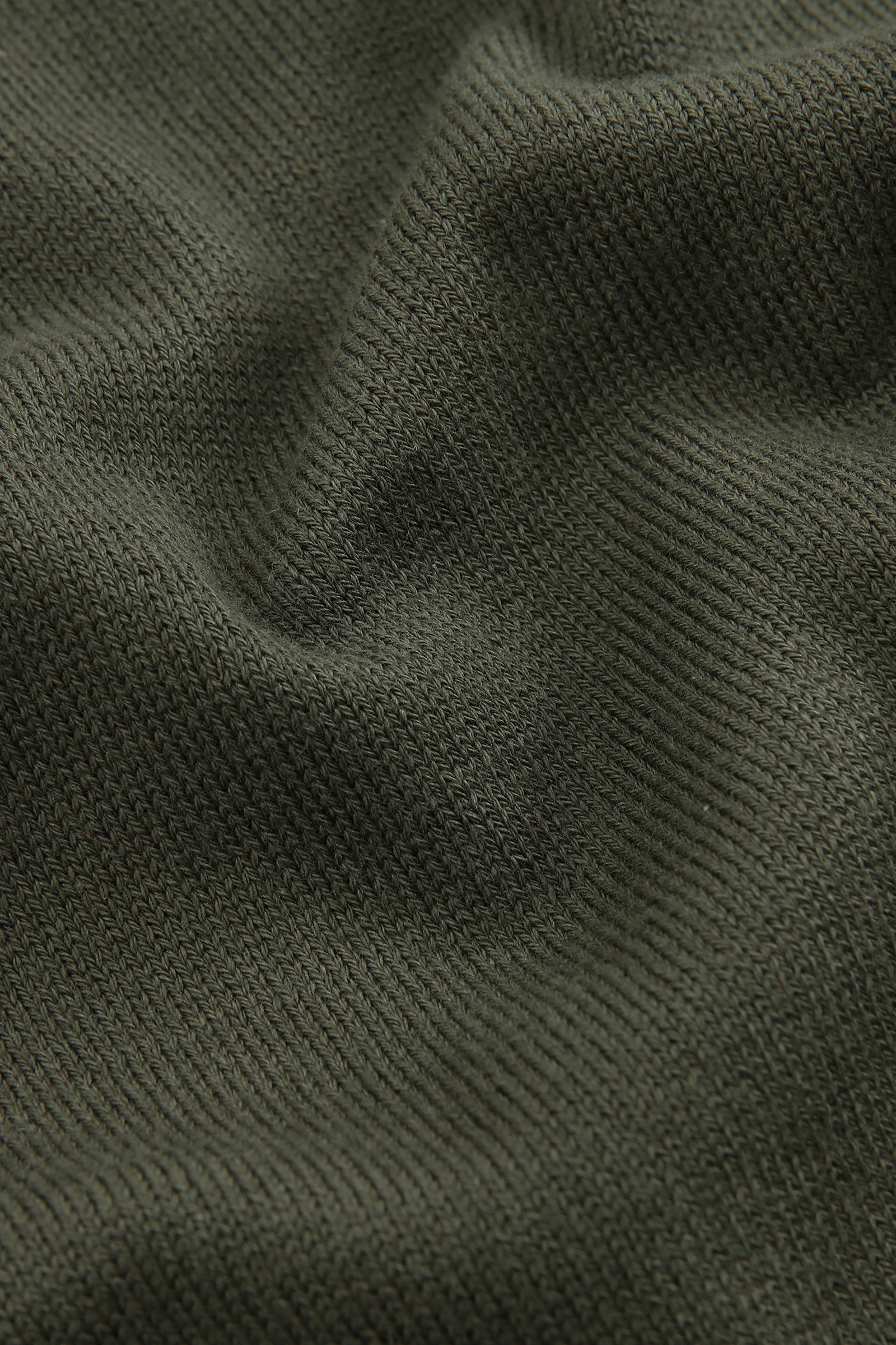 Poloshirt aus gestrickter Supima-Baumwolle Grün photo 6 | Woolrich