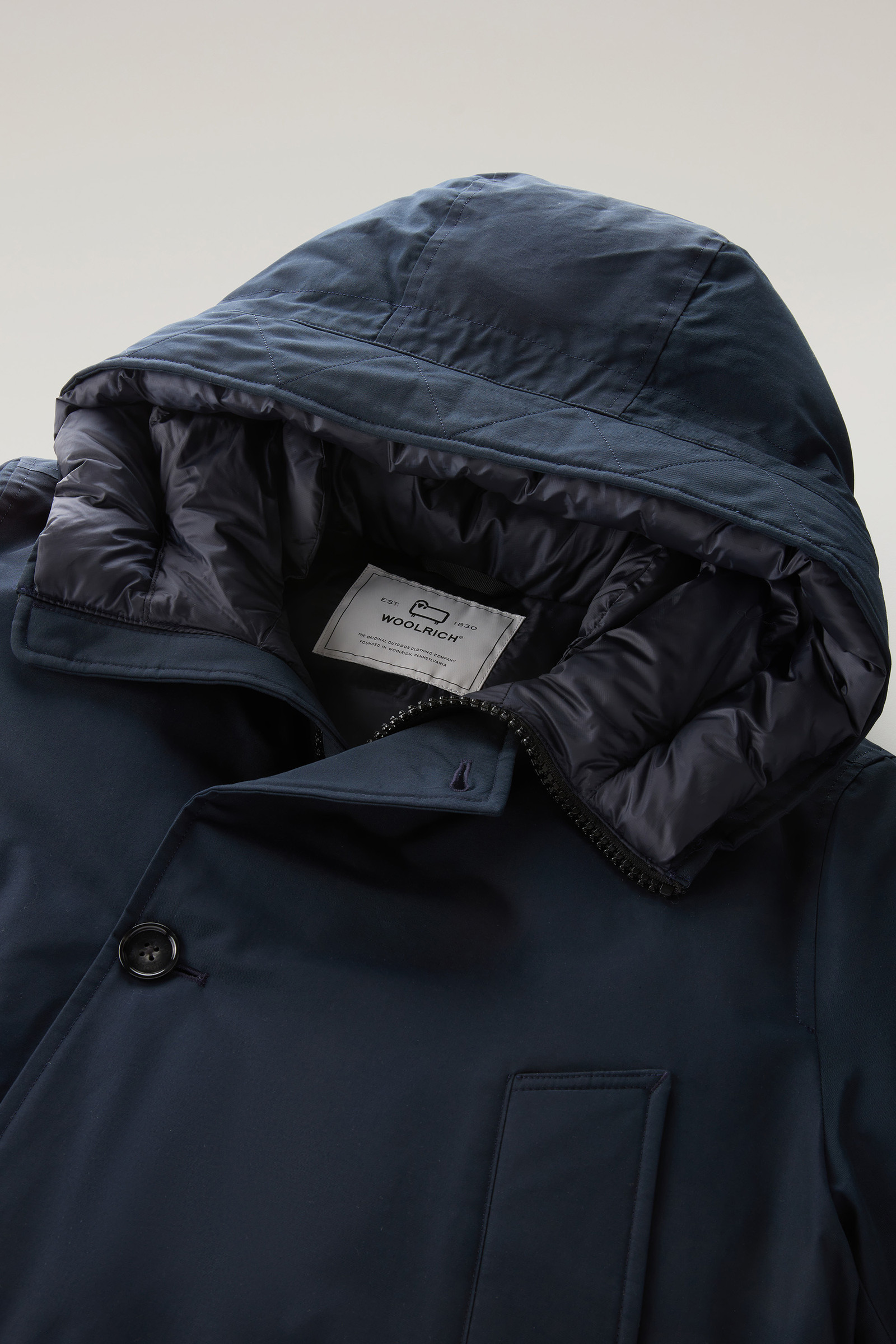 Arctic Anorak en Ramar Cloth bleu photo 6 | Woolrich