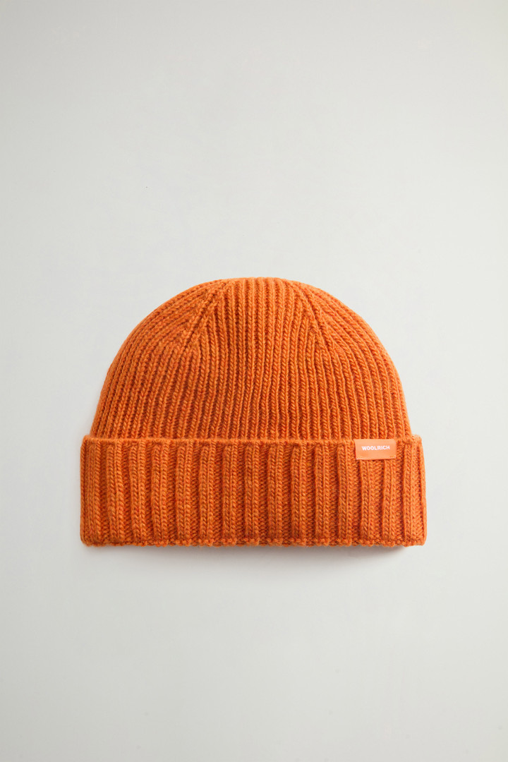 Boys’ Beanie in Wool Blend Orange photo 1 | Woolrich