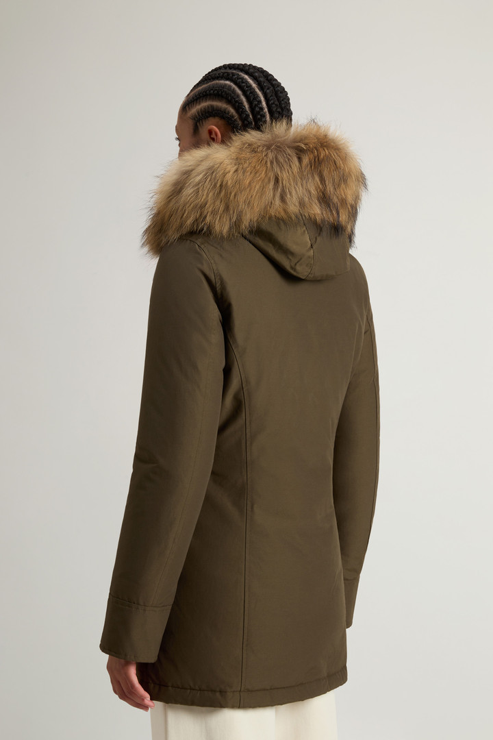 Arctic Parka van Ramar Cloth-stof met afneembare bontrand Groen photo 3 | Woolrich