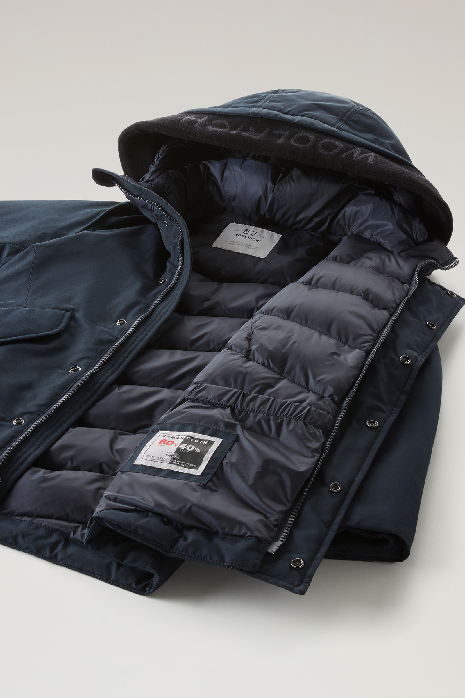 Boys' Polar Parka in Ramar Cloth Blue photo 7 | Woolrich