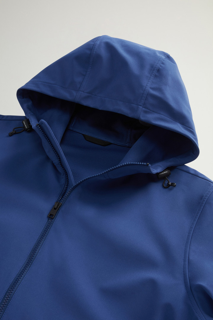 Jacket in Tech Softshell Blue photo 6 | Woolrich