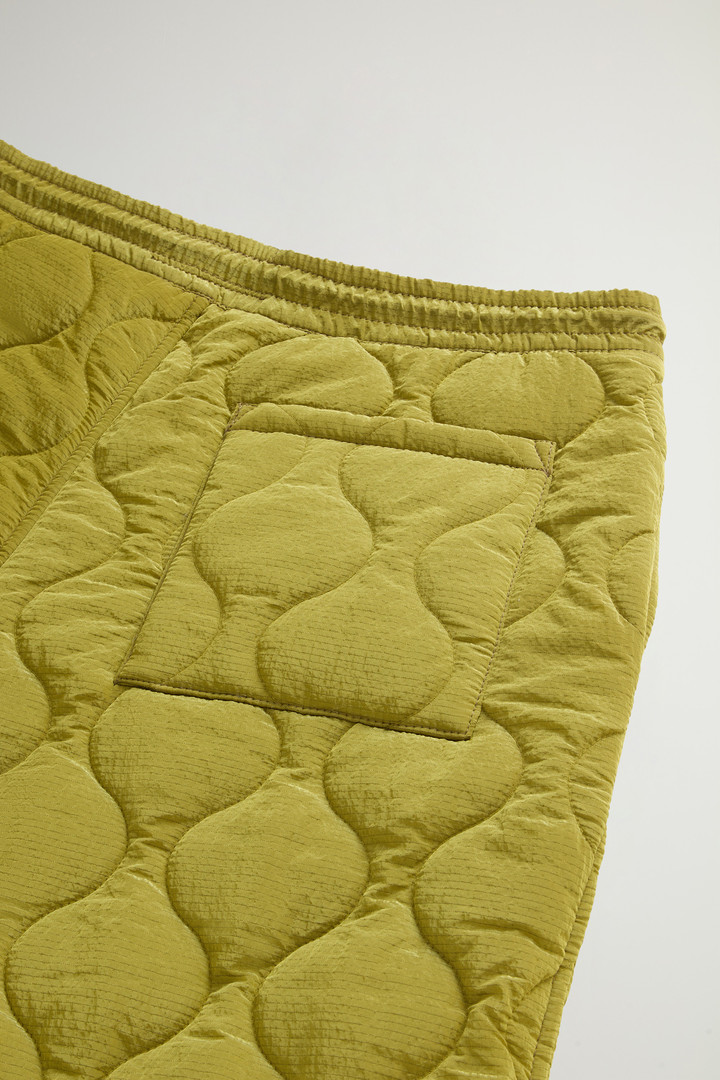 Quilted Pants in Waxed Ripstop Nylon by Todd Snyder Yellow photo 7 | Woolrich