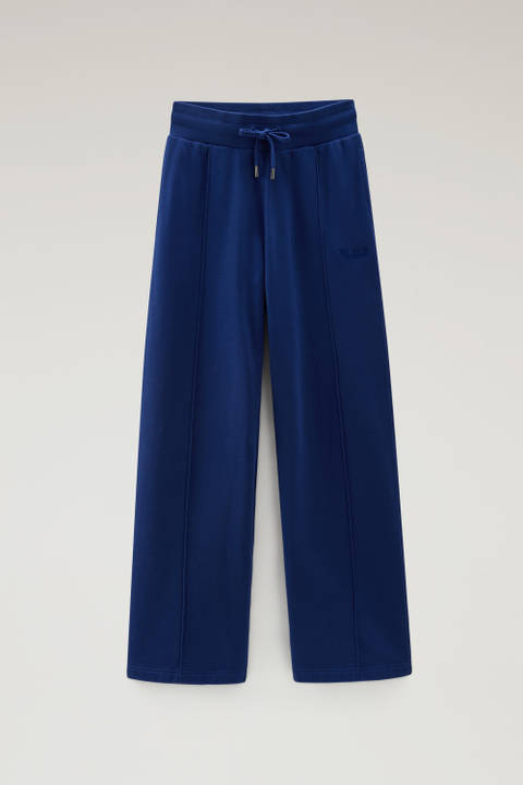 Pantalon de sport en pur coton Bleu photo 2 | Woolrich