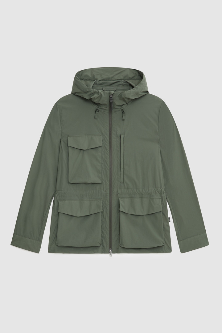 Ultralight Mountain Ripstop Windbreaker Green photo 7 | Woolrich