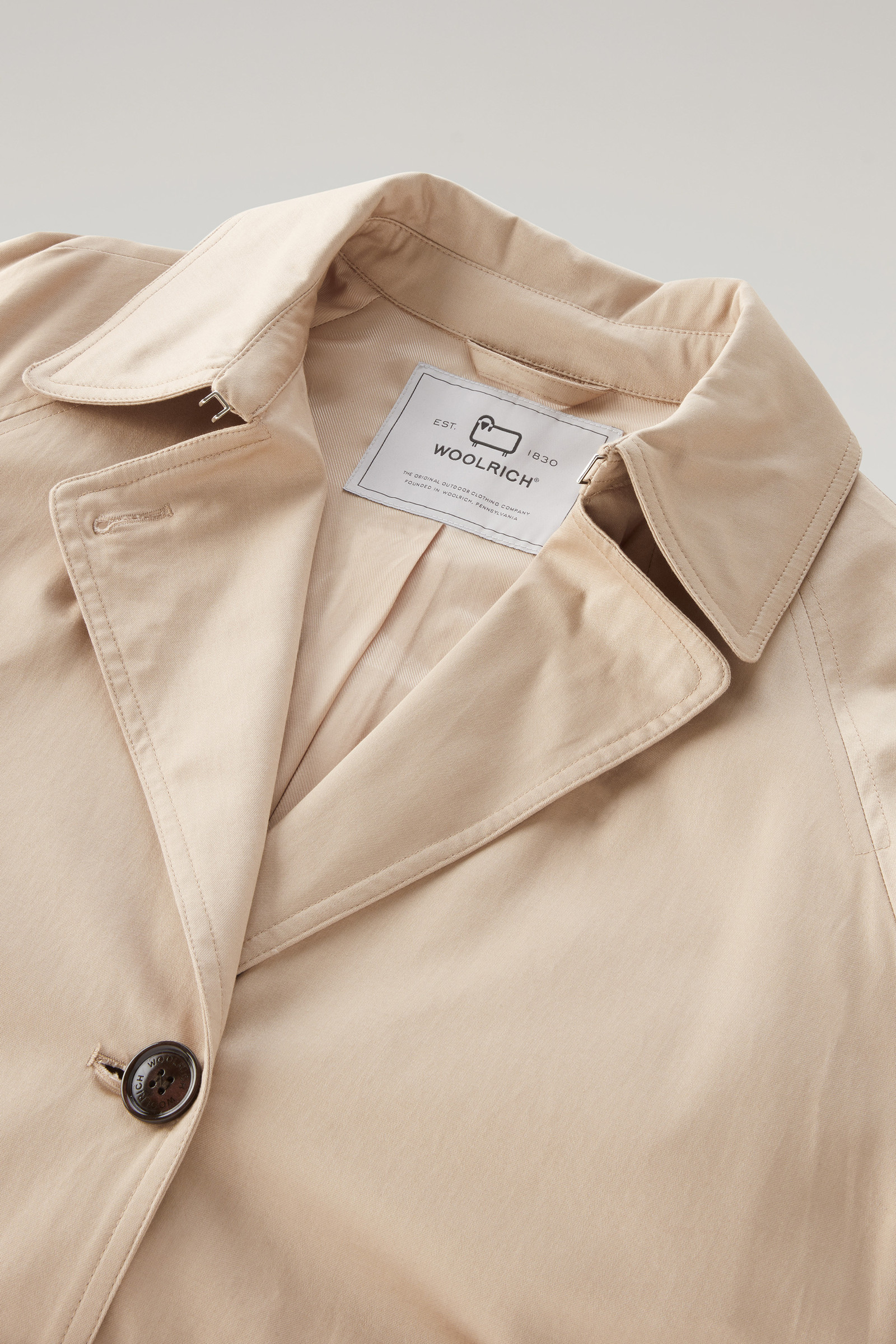 Trench Lakeside in cotone beige photo 6 | Woolrich