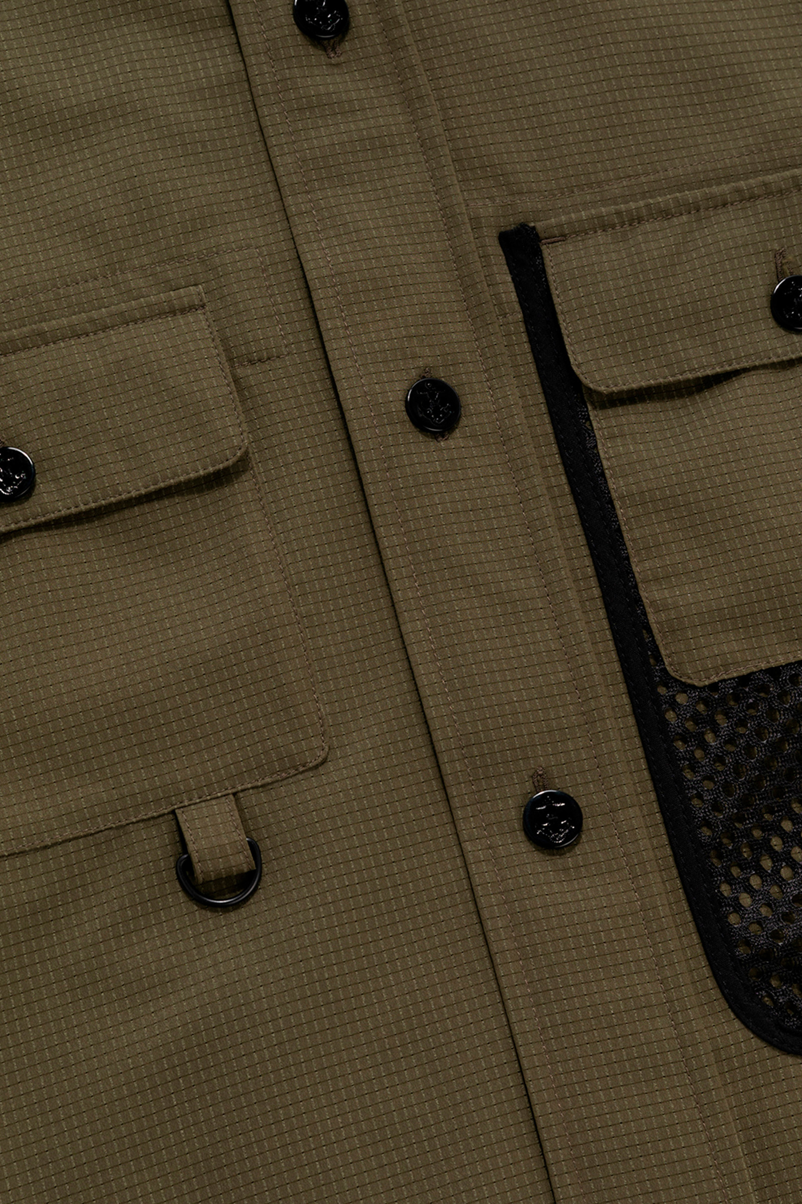 Camisa Fly Fishing Aimé Leon Dore / Woolrich verde photo 3 | Woolrich
