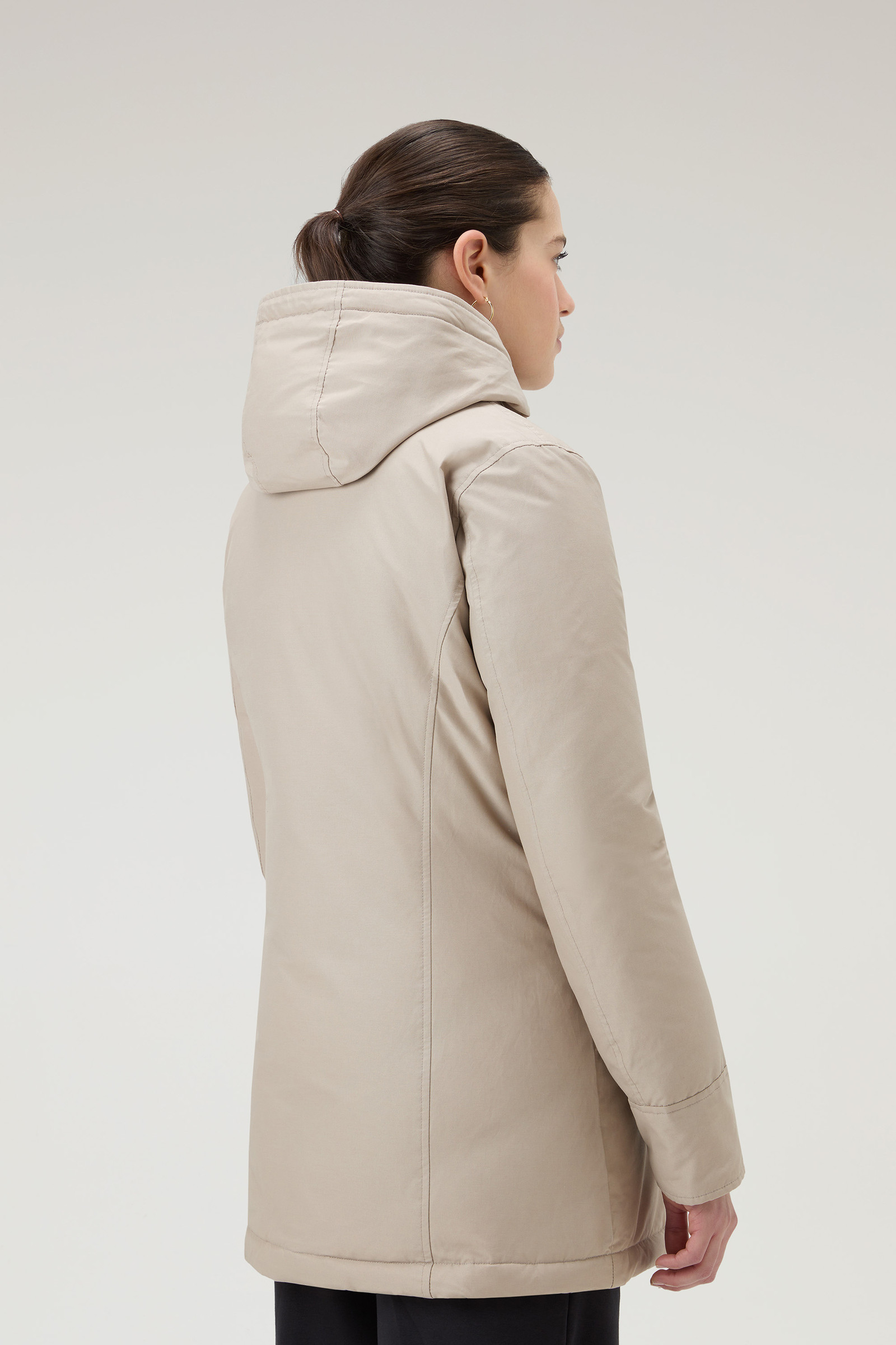 Arctic Parka van Ramar Cloth-stof met afneembare bontrand bruin photo 5 | Woolrich