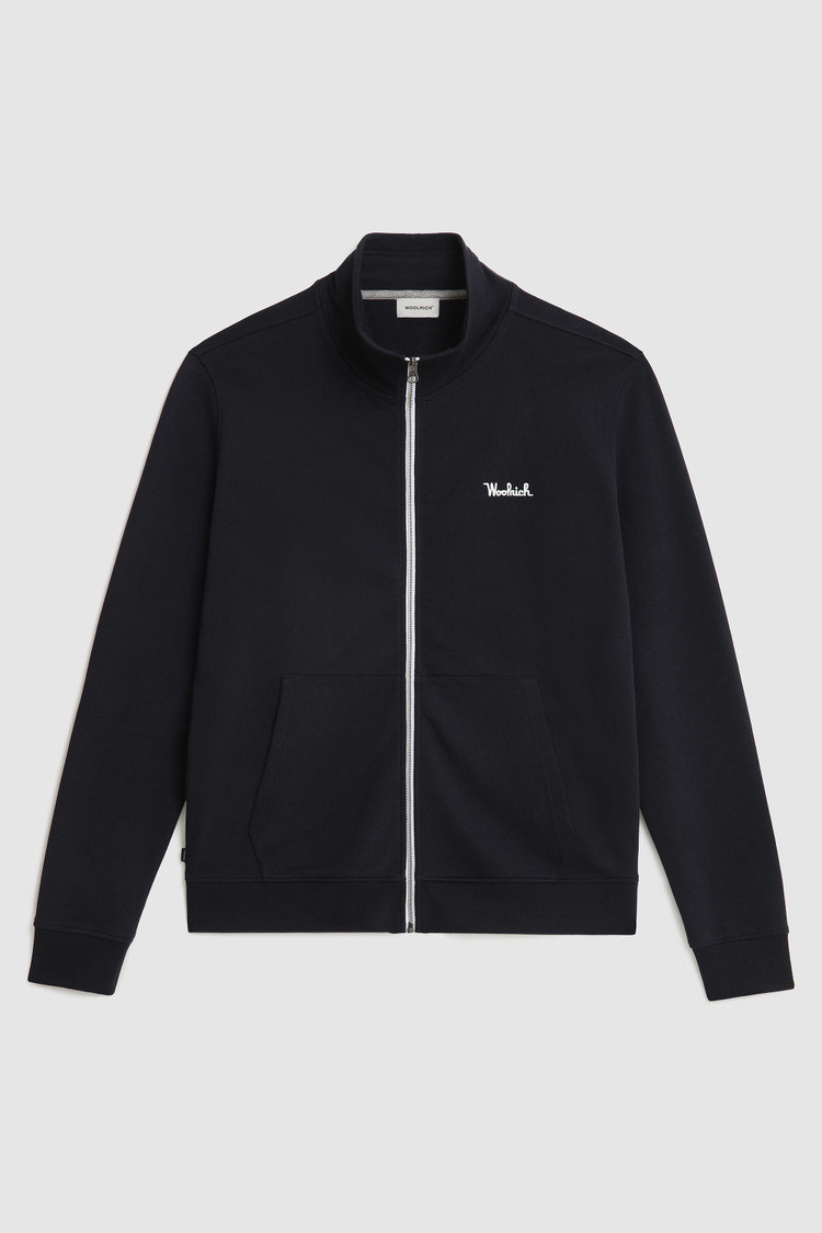 Felpa Track Essential con logo ricamato