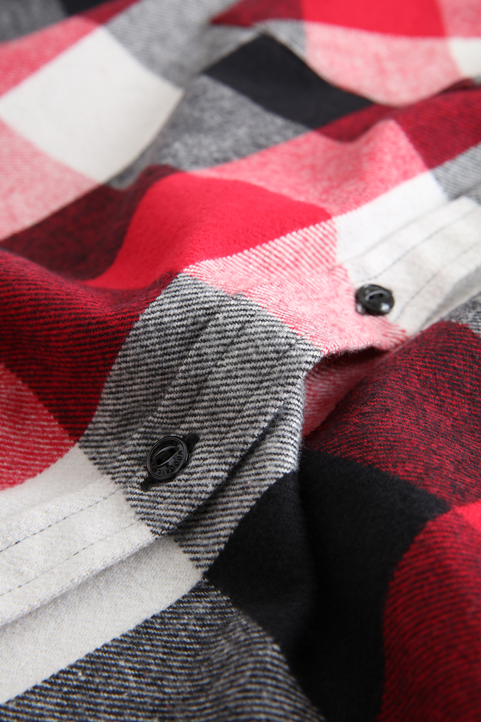 Boyfriend Shirt in Multicolored Check Red photo 8 | Woolrich