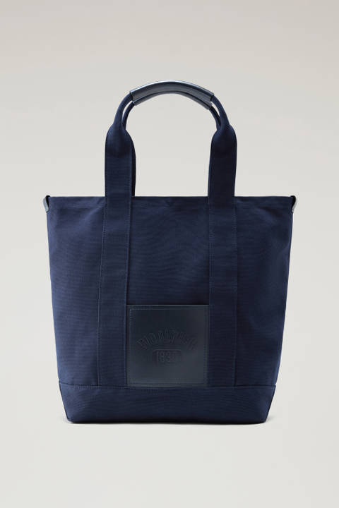 Premium Tote Bag Blue | Woolrich