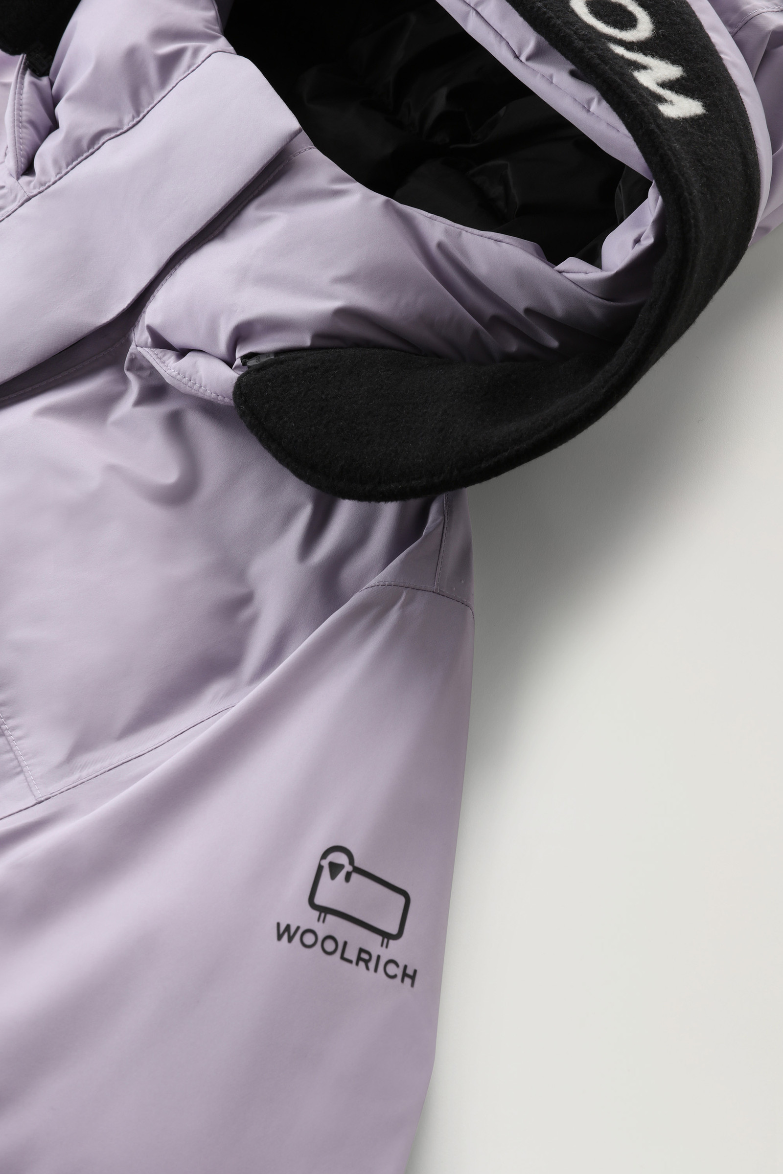 Harveys Waterproof Parka in Pertex Revolve Lilac photo 8 | Woolrich