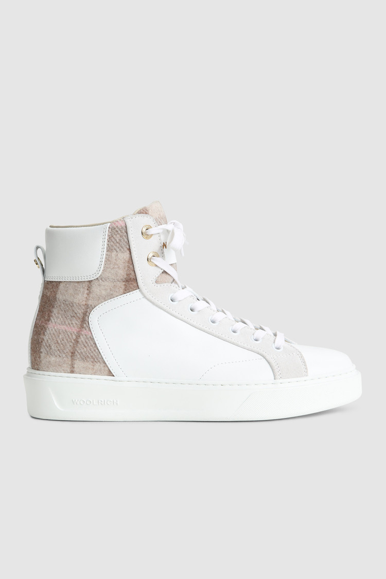 Sneaker Classic Court Mid con motivo Check