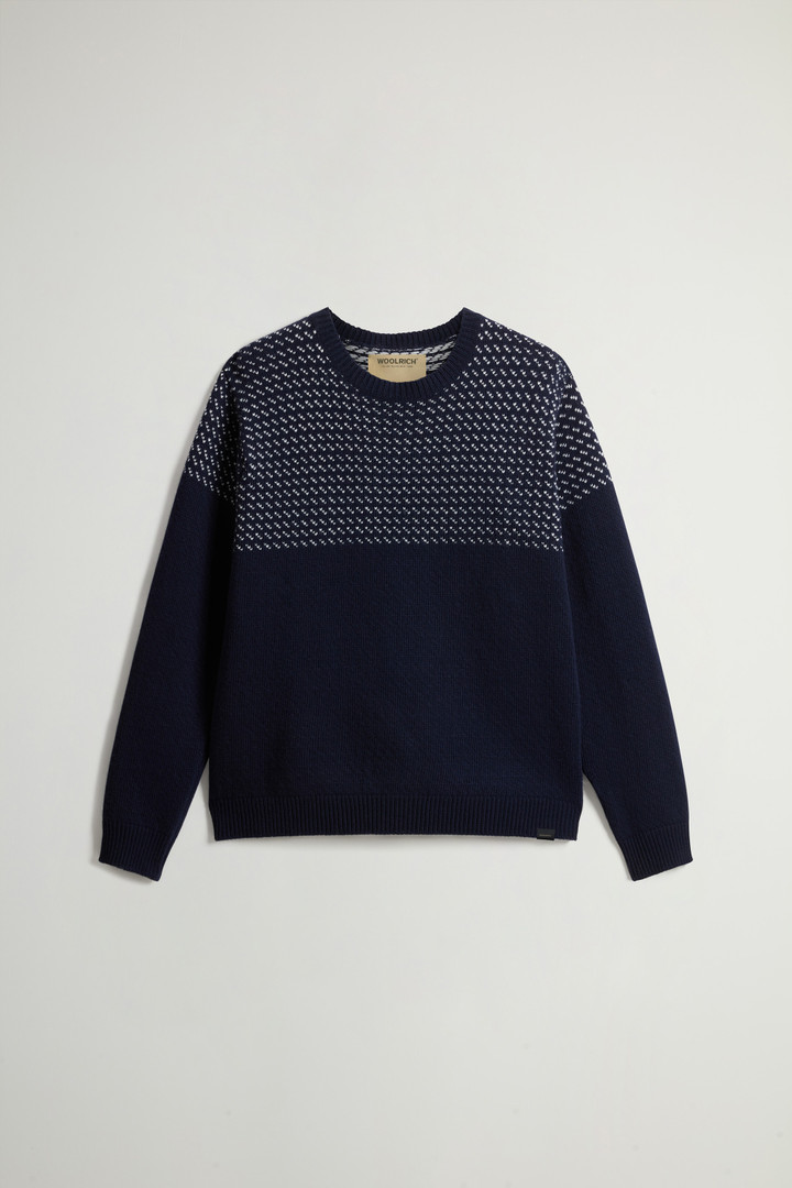 BIRDEYE CREWNECK Blue photo 5 | Woolrich