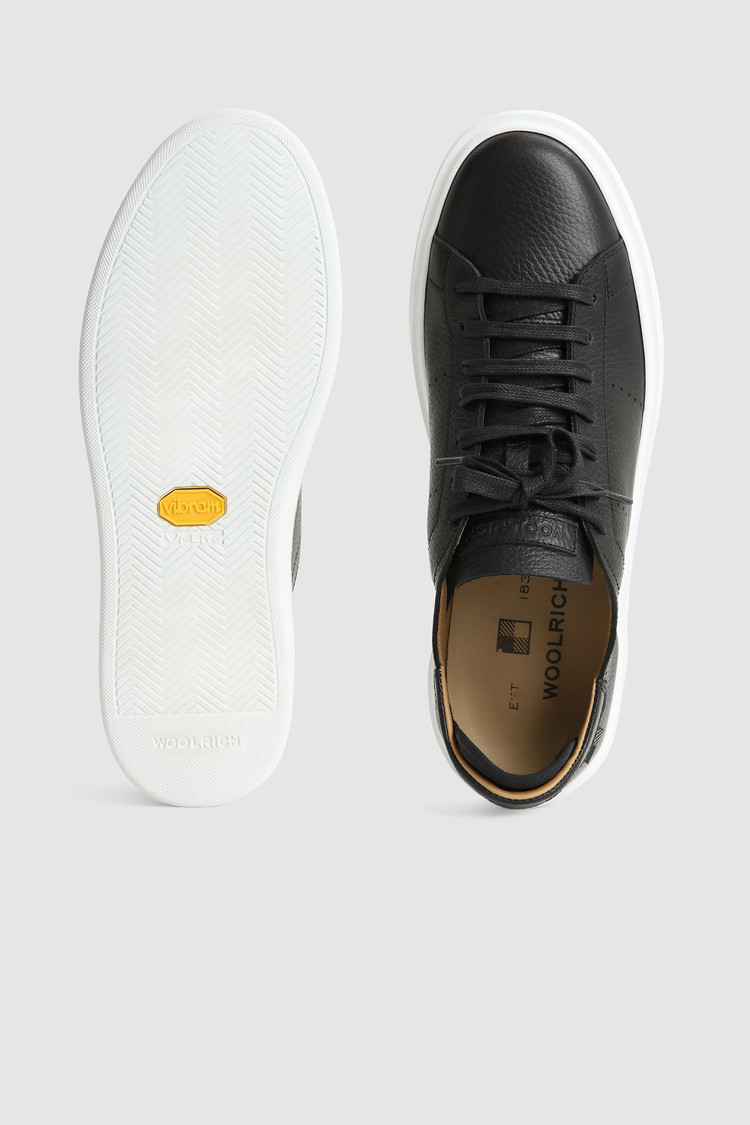 Sneakers en cuir foulonné classiques Court