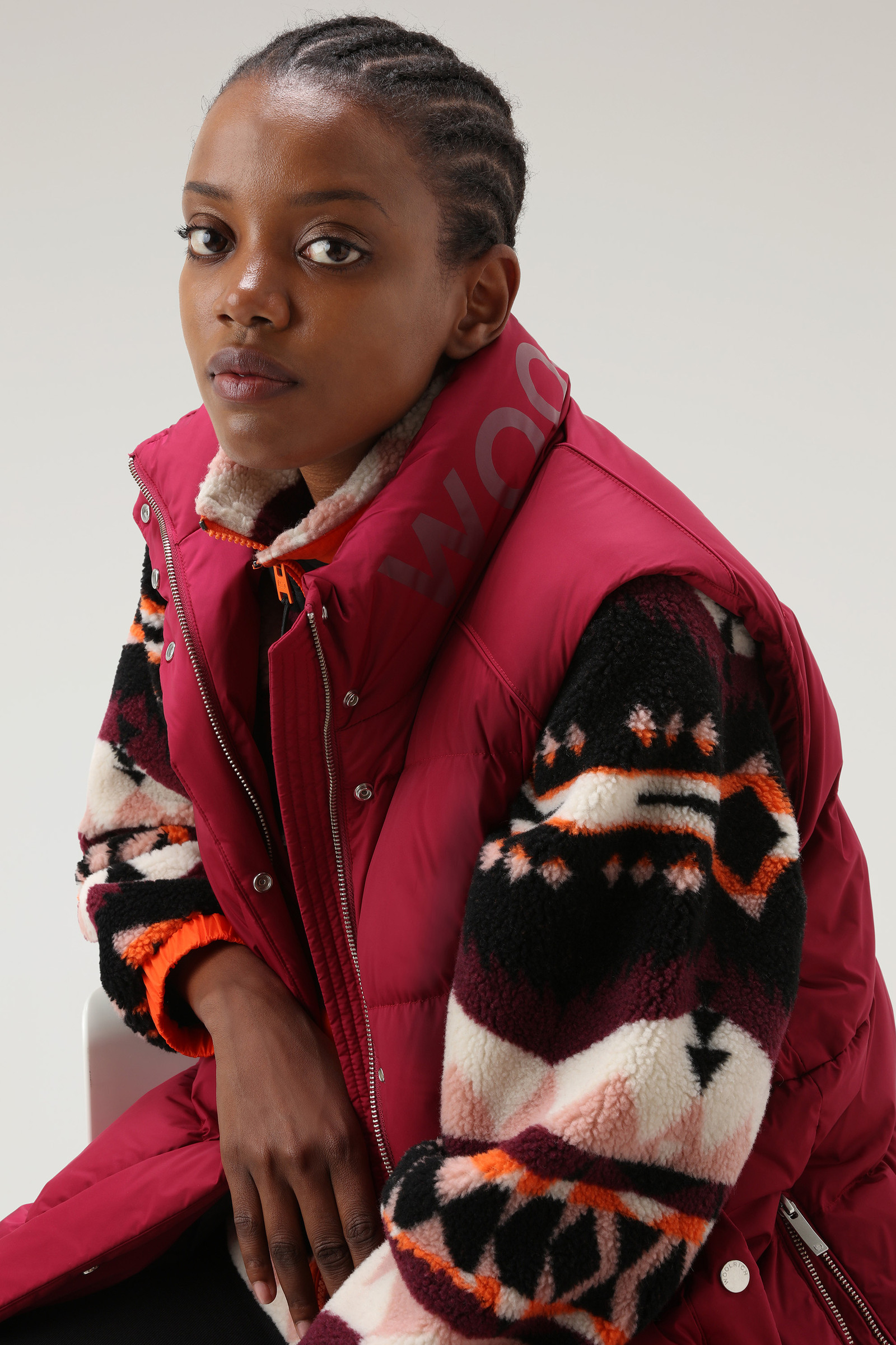 Gilet Alsea rembourré rouge photo 4 | Woolrich