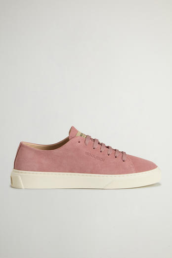 Cloud Court Suede Sneakers Pink | Woolrich