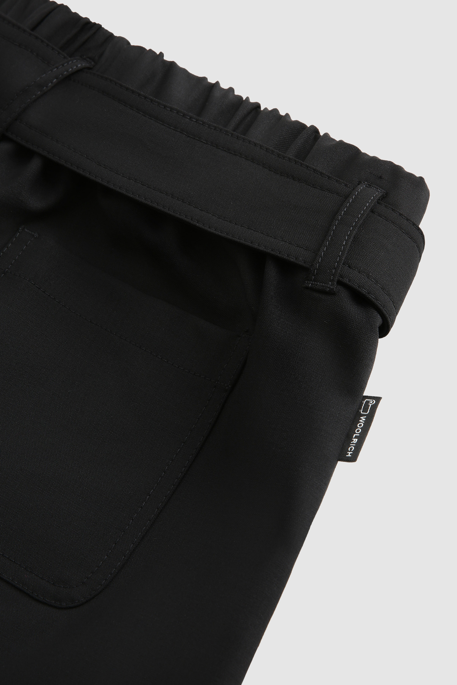 Merino Cool Wool Short Black photo 8 | Woolrich
