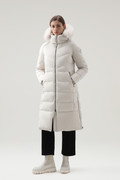 Carley Long Parka with Detachable Hood and Cashmere Fur
