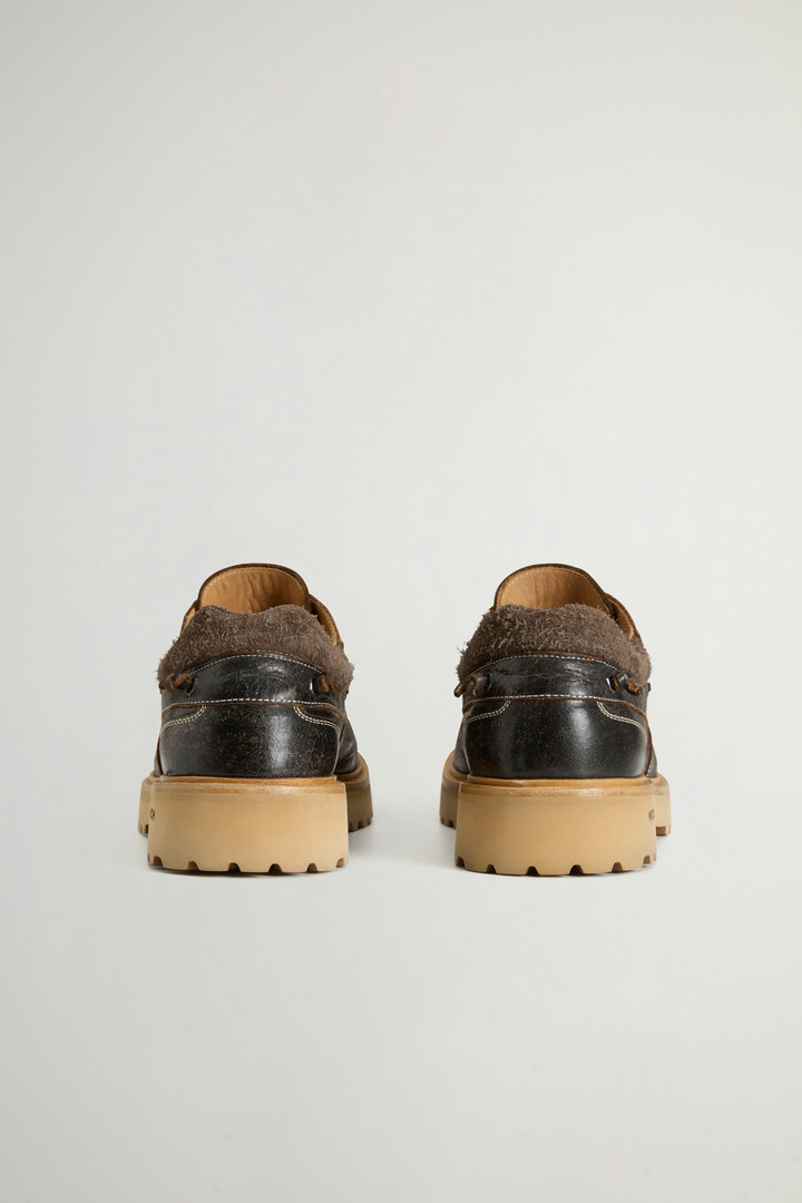 Rock Loafers in Suede and Nubuck Black photo 3 | Woolrich