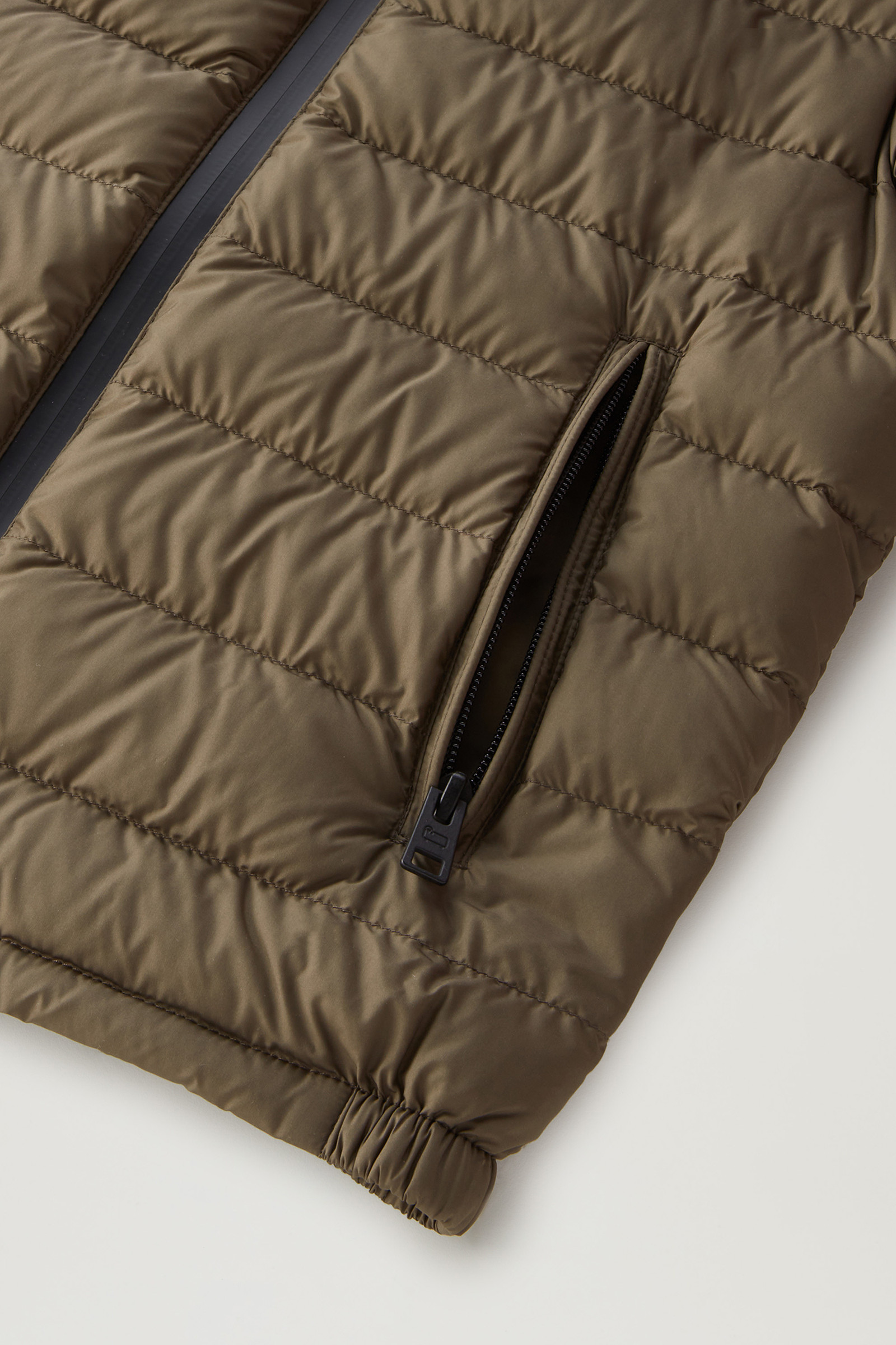 Boys' Sundance Down Jacket with Hood Green photo 7 | Woolrich