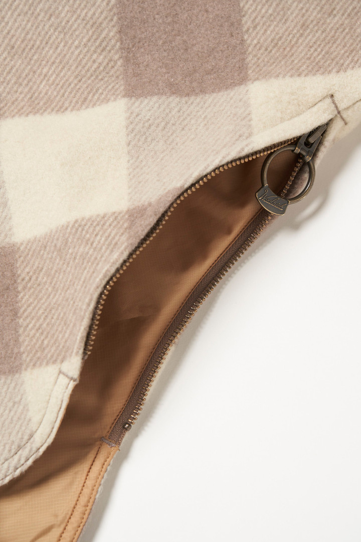 WOOL CHECK HUNTING JACKET Beige photo 12 | Woolrich