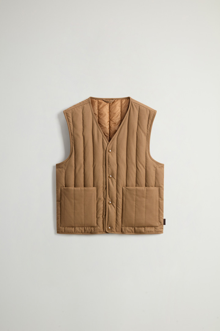 Woolrich Man LUXE WOOL VEST Beige Size L