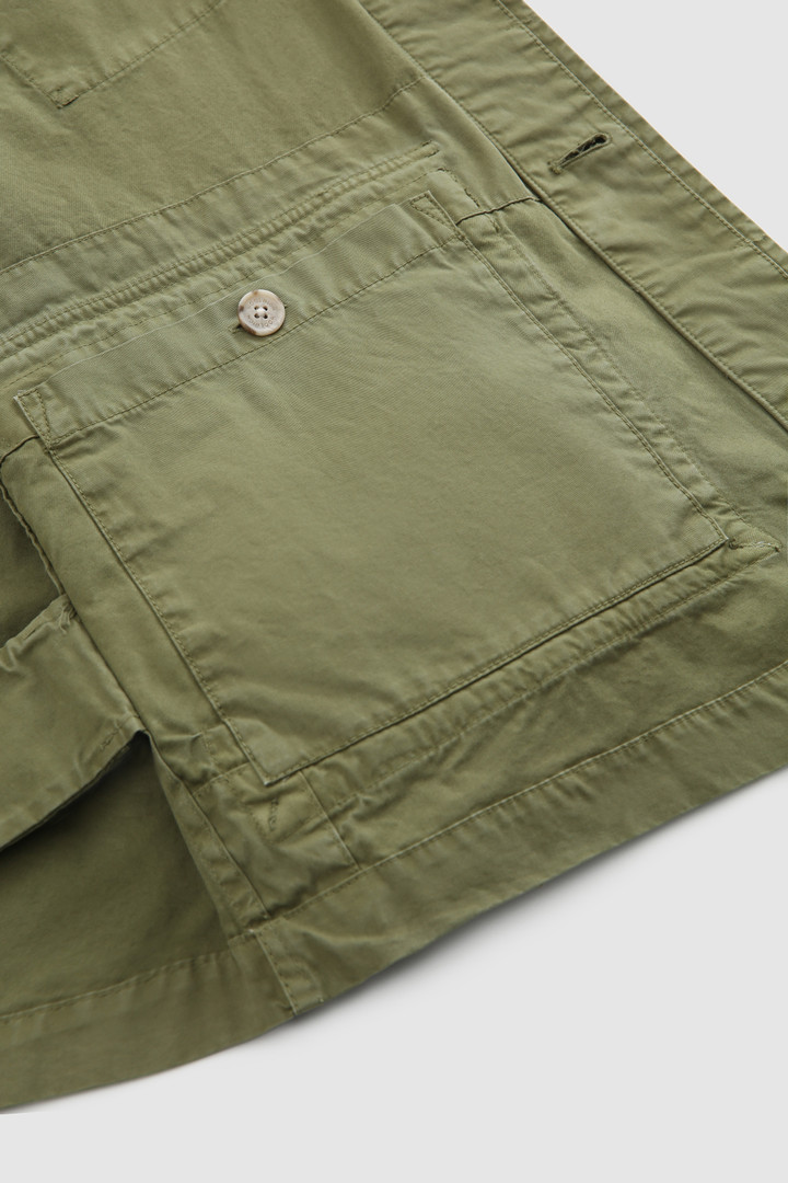 Crew Field Jacket in Soft Garment-Dyed Cotton Green photo 10 | Woolrich