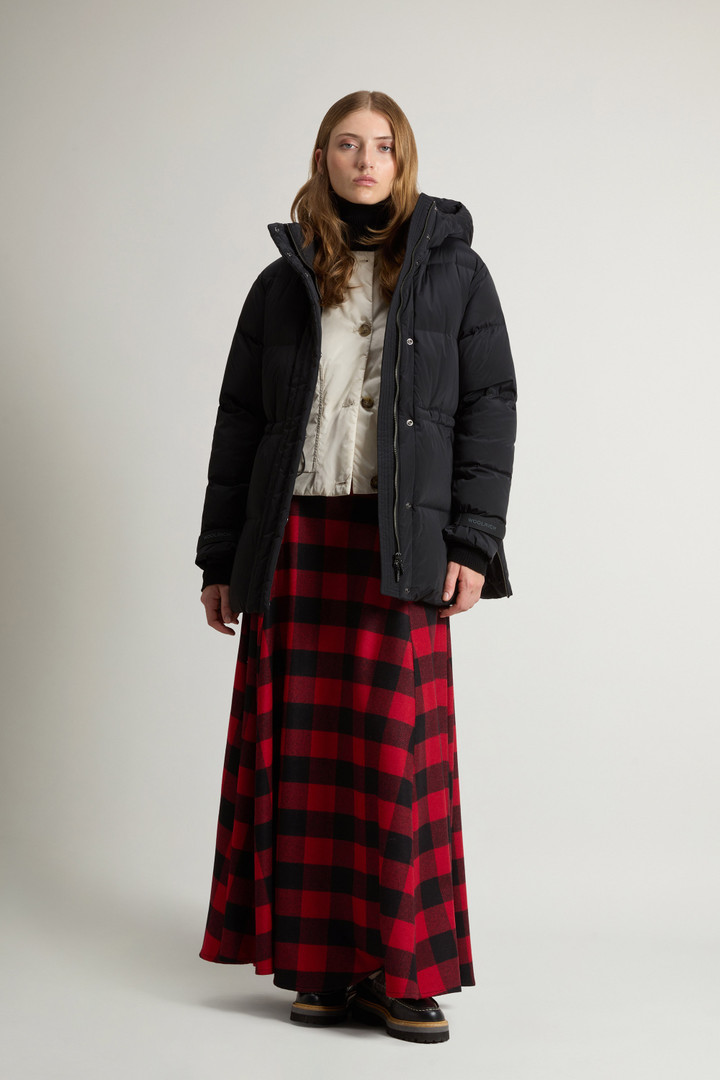 Alsea Stretch Nylon Down Jacket with Removable Hood Black photo 2 | Woolrich